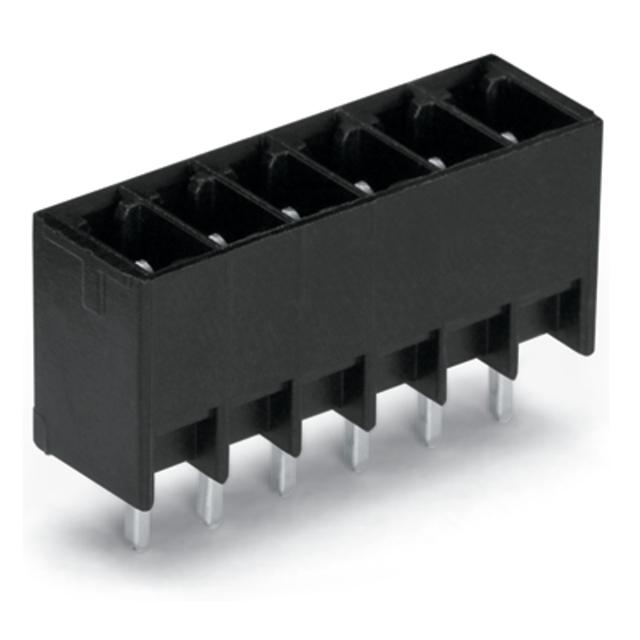 Wtyk THT Pin lutowniczy 0,8x0,8mm konstrukcja prosta czarny /200szt./ 714-136 WAGO