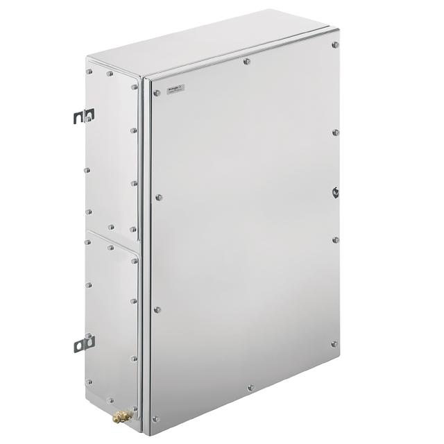 KTB MH 765020 S4E3 Metalowa obudowa iskrobezpieczna, 508 x 762 x 200 mm, element polerowany elektrolitycznie, Płytka kołnierzowa: Tak, na dole, z lewej strony, z prawej /1szt./ 1195480000 WEIDMÜLLER