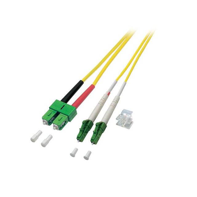 Patchcord SM, 9/125, SC/APC-LC/APC duplex dł. 10m