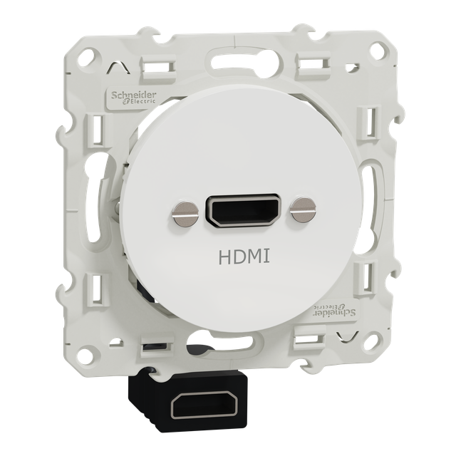 Odace, gniazdo HDMI, białe