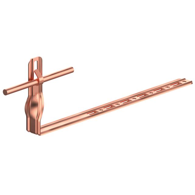 AN-23KL/CU/-N Uchwyt dach.regul.skr.Z-zag. L=42cm,H=10,4cm /CU/