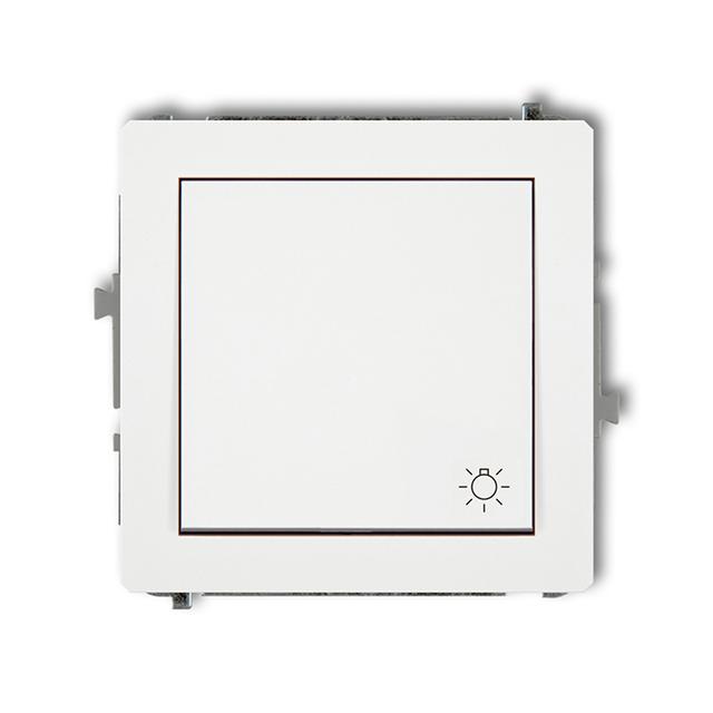 DECO Przycisk zwierny /światło/ biały DWP-5 KARLIK