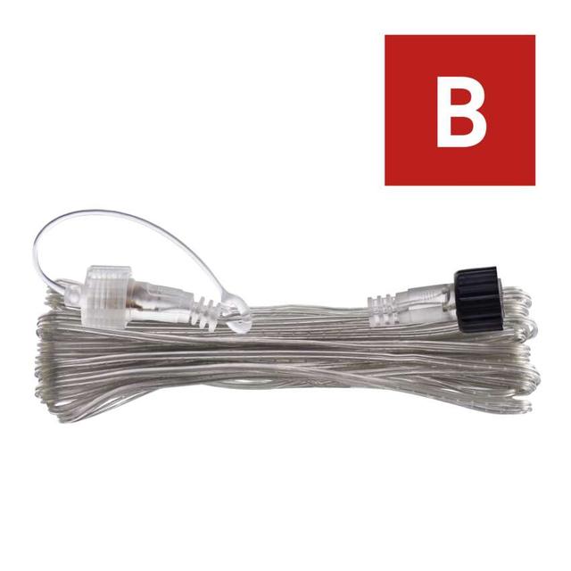Przedłużacz oświetlenie łączone Standard 10m przeźroczysty IP44 D1ZB02 EMOS