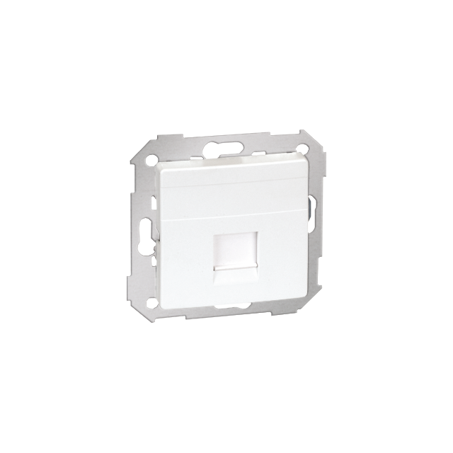Simon 82 Pokrywa 1x gniazdo RJ45 płaska z żaluzją biały 82005-30 KONTAKT