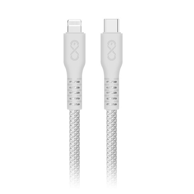 Kabel USB-C - Lightning eXc IMMORTAL, 2M (30W, szybkie ładowanie), kolor mix* (*wysyłany losowo z do