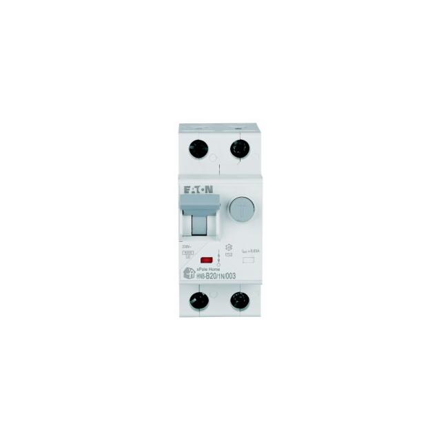 HNB-B20/1N/003 Wyłącznik różnicowonadprądowy 6kA B20A 1P+N 30mA typ AC 195122 EATON