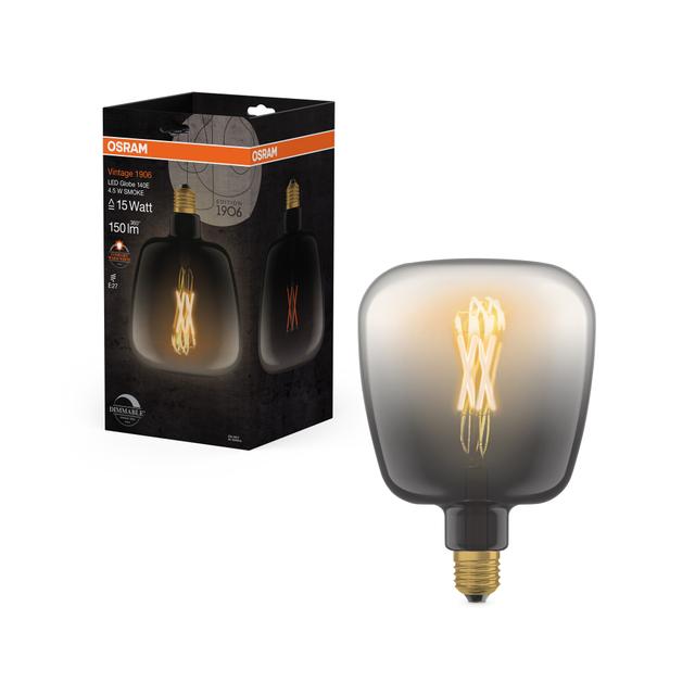Lampa LED Vintage 1906 LED GLOBE Filament szkło przezroczyste 15 dim 4,5W/816 E27