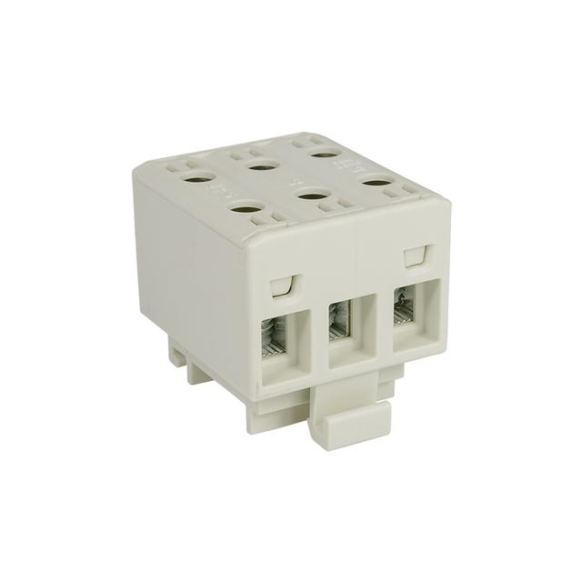 Złączka przelotowa gwintowana na szynę AL/CU 75A 3x(1,5-16)mm2 WLZ35/3x16/s szara 48.317 OPATÓWEK