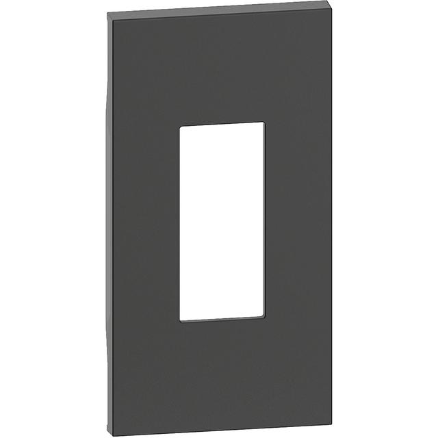 LIVING NOW - PLAKIETKA RJ11/45 - 2 MODUŁY - CZERŃ, Bticino