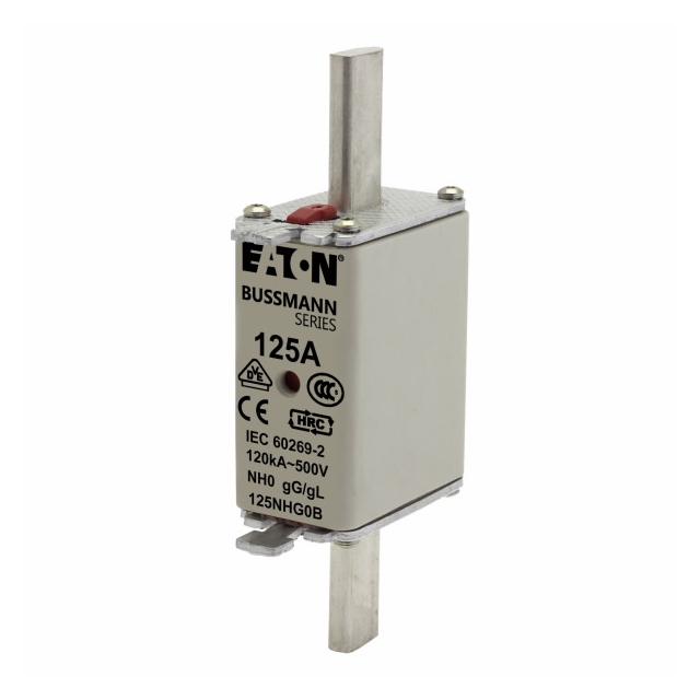 NH FUSE 125A 500V GG/GL SIZE 0 Wkładka NH0 125A 500V GL/GG podwójny wskaźnik 125NHG0B EATON