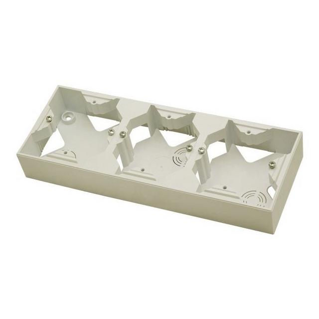 ARIA Puszka instalacyjna potrójna - kolor ecru