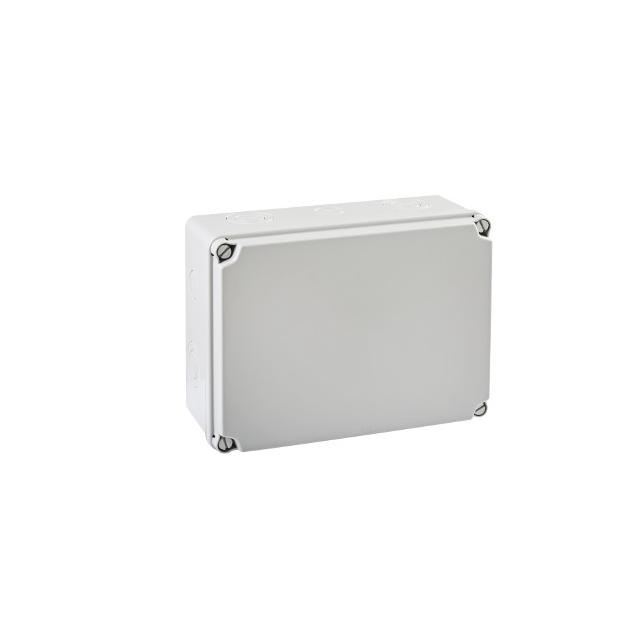 PUSZKA SERII „LIGHT” PUSZKA INSTALACYJNA LIGHT POKRYWA PEŁNA, Z OSŁABIENIAMI 241x180x96 (4xM25, 6xM40) IP66/67 EX-231 PCE