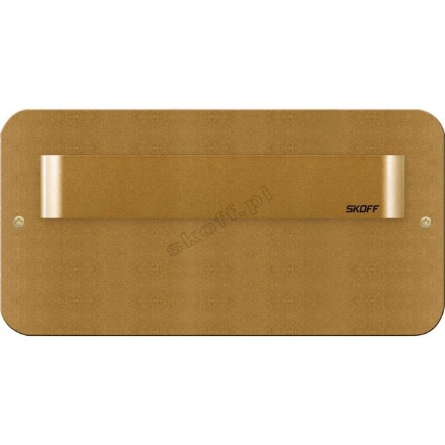 SALSA MAX SHORT – M (mosiądz mat) / WW (ciepły biały)   [obud. Aluminium + lakier] [IP 66]