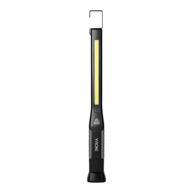 Latarka warsztatowa LED, 400lm+100lm, 1200mAh, magnes, hak