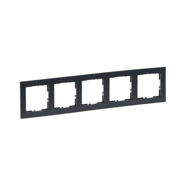 Suno Ramka Pięciokrotna 5-Krotna Ciemnoszary 721555 LEGRAND