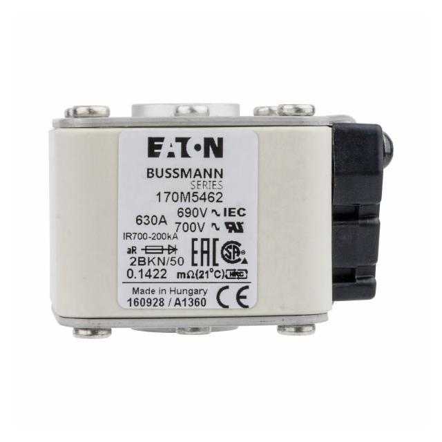FUSE 630A 690V 2BKN/50 AR UC Wkładka szybka 630A AC 690V rozmiar 2 aR IEC UL 170M5462 EATON