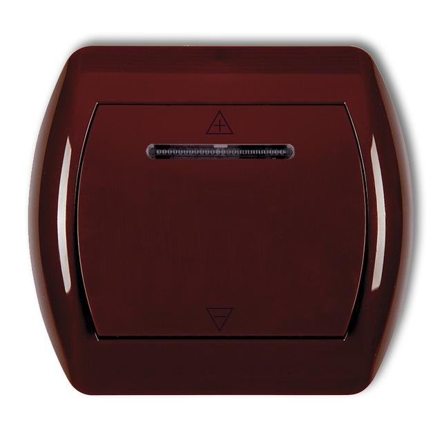 TREND Regulator oświetlenia sterowany dotykiem i dowolnym pilotem brązowy