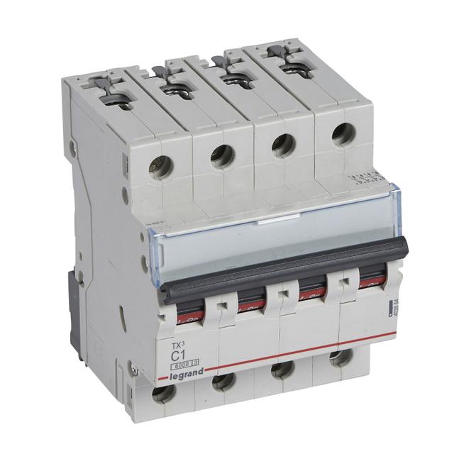 Wyłącznik Nadprądowy S 304 4P C1A 6kA TX3 403554 LEGRAND
