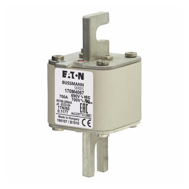 700A 690V 1TN/80 aR INDICATOR FUSE Wkładka szybka 700A AC 690V DIN 1 53x66x108 mm aR DIN 170M4067 EA