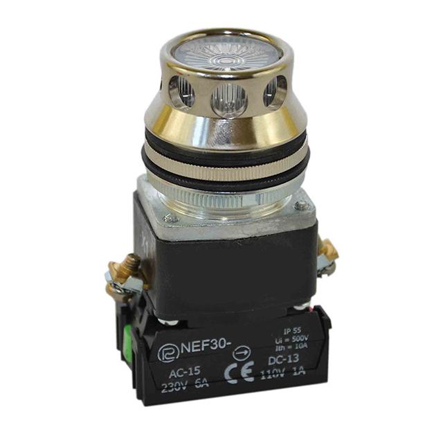 Przycisk NEF30-KLXY/D24V bezbarwny