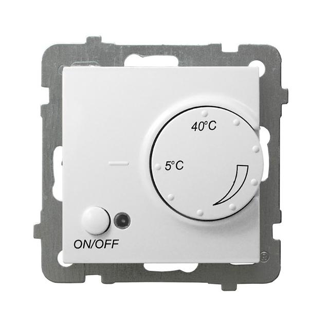 AS Regulator temperatury z czujnikiem podpodłogowym kolor biały RTP-1G/m/00 OSPEL