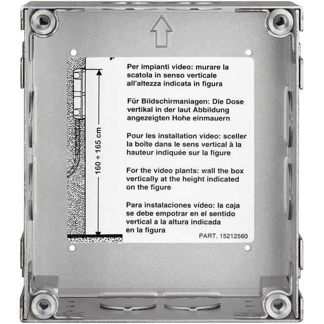 Puszka Podtynkowa Stalowa Do Paneli Sfera - 1 Moduł 350110 LEGRAND