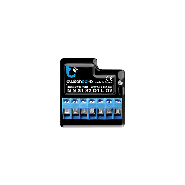 SIMON GO WMDC-009NxB-XX switchBox D - Sterownik do urządzeń i oświetlenia 2x5 A, dopuszkowy, sterowa