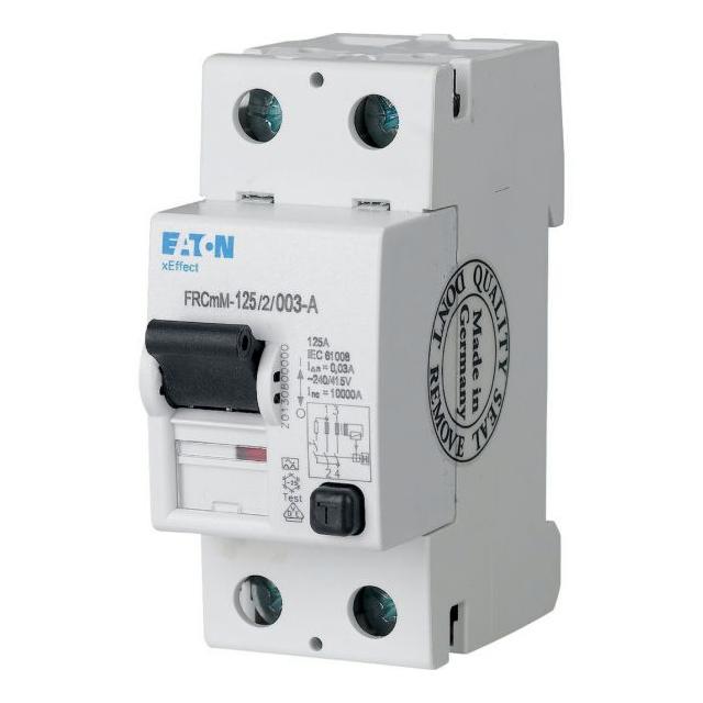 FRCmM-125/2/05 Wyłącznik różnicowoprądowy 10kA 125A 2P 500mA typ AC 187813 EATON