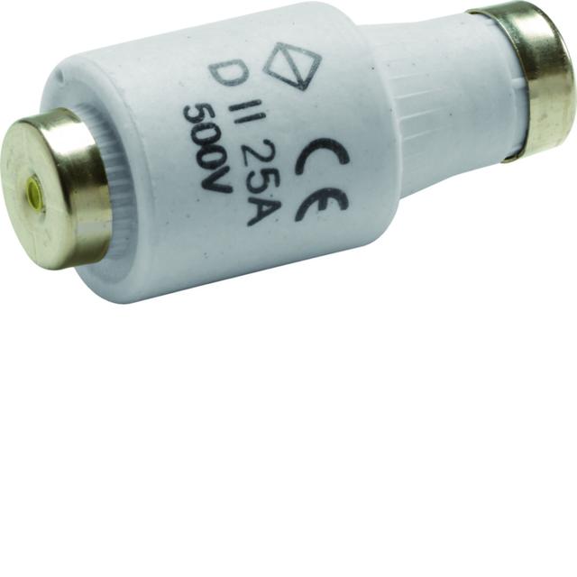 Wkładka bezpiecznikowa DII/E27 wyk.szybkie F (Bi-Wts) 25A 500VAC LE27F25 HAGER