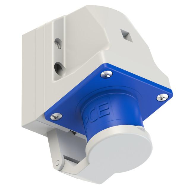 WTYCZKA ODBIORNIKOWA Z KLAPKĄ 16A 230V 2P+Z 513-6d PCE