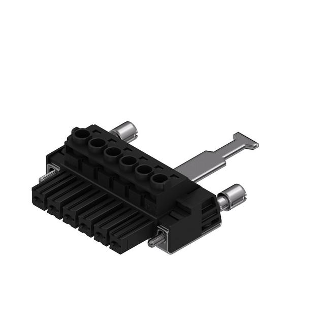 BVZ 7.62HP/06/180RSH180 SN BK BX Złącze kablowe do płytek drukowanych /25szt./ WEIDMULLER