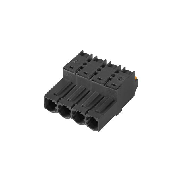 SLF 7.62HP/04/180G SN BK BX Wtyk PCB (złącze wiązki), 7.62 mm, Liczba biegunów: 4, PUSH IN /60szt./ 1043610000 WEIDMÜLLER