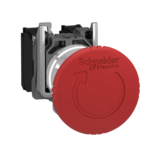 Harmony XB4 Przycisk STOP awaryjny fi40 czerwony metalowy  XB4BS8444 Schneider
