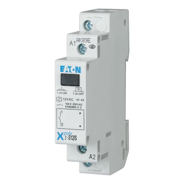 Z-S12/S Przekaźniki impulsowy bistabilny bez funkcji sygnalizacji diodą LED 16A 12V AC 1Z 265266 EAT