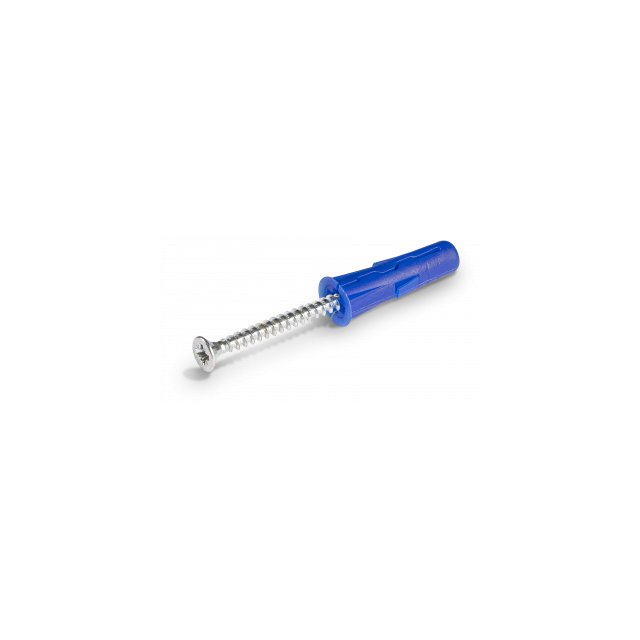 Kołek uniwersalny UNO 8mm z wkrętem 4,5x50mm /100szt./ – do podłoży pełnych i otworowych UNO-08+450 RAWLPLUG
