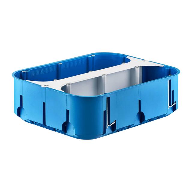 P6x60D ,  Puszka instalacyjna do pustych ścian Multibox2 - sześciopolowa O 6x60, niebieski