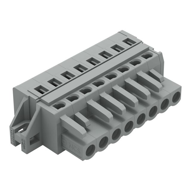 Gniazdo MCS‑MIDI Classic 8‑biegunowe szare raster 5mm 231‑108/027‑000 /50szt./ WAGO