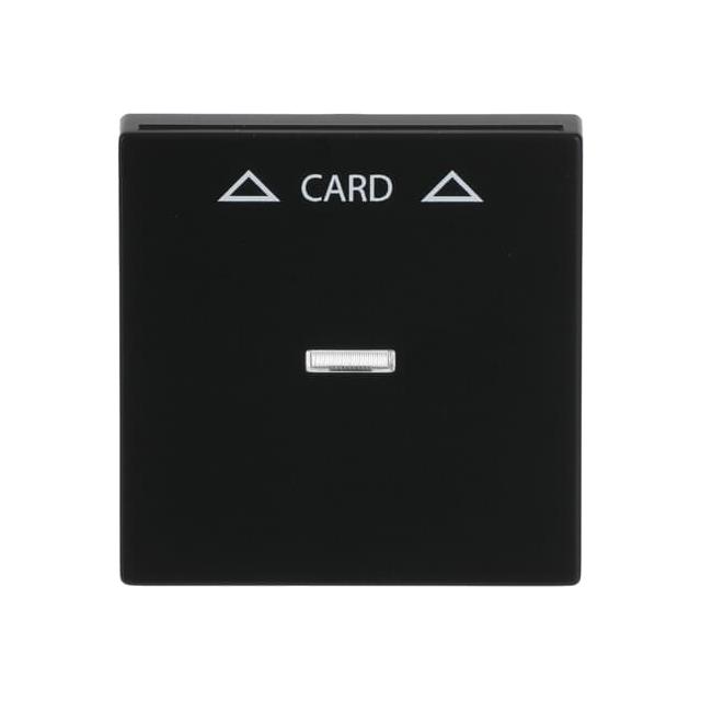 FUTURE Pokrywa do wyłącznika na kartę Do mechanizmu 2025 U czarny matowy