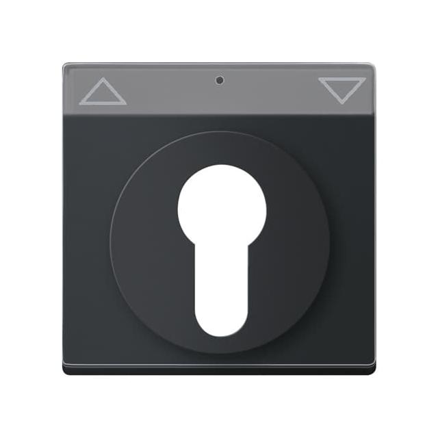 FUTURE Pokrywa z polem opisowym. Z nadrukiem Do wyłącznika na klucz i wyłącznika/przycisku żaluzjowe