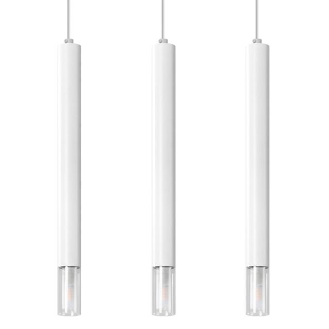 Sollux Lampa wisząca WEZYR 3 biała