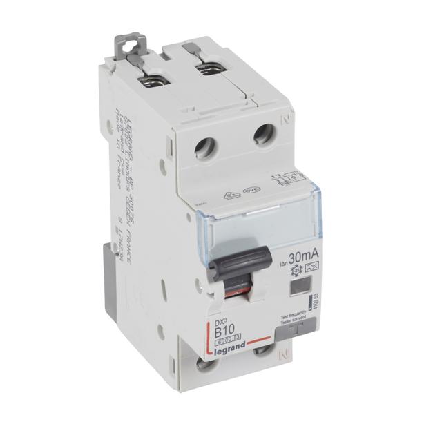 Wyłącznik Różnicowo-Nadprądowy 2P 10A B 0,03A Typa P312 DX3 410963 LEGRAND