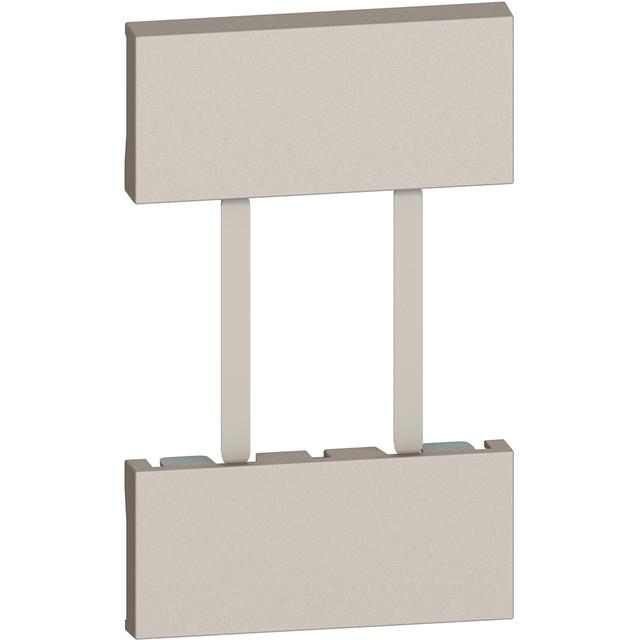 LIVING NOW - PLAKIETKA GNIAZDA US - EU/US - 2 MODUŁY - PIASKOWY BEŻ, Bticino