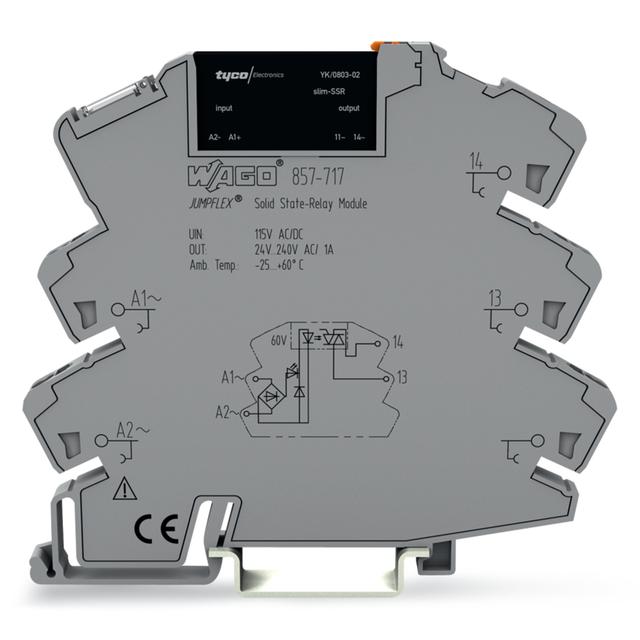 JUMPFLEX podstawka z przekaźnikiem półprzewodnikowym 115VACDC/230VAC/1A