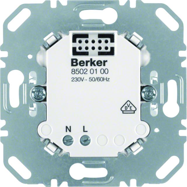 BERKER B.x/K.x/Q.x/R.x KNX RF Mechanizm zasilający do nasadek aplikacyjnych 85020100 HAGER