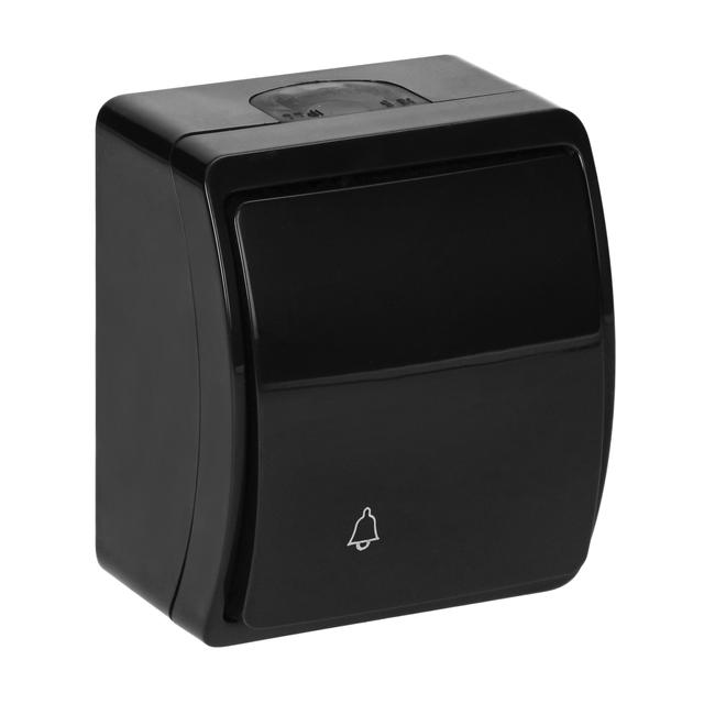 Przycisk dzwonek n/t AQUATIC IP44 czarny OR-OE-7104/B ORNO