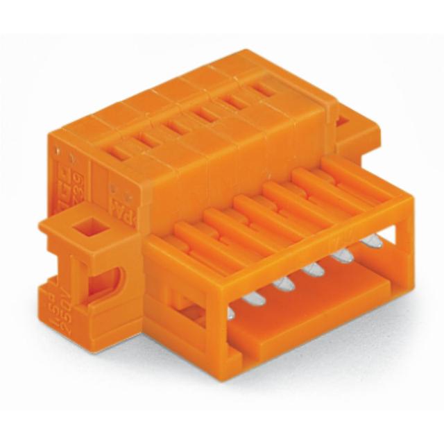 wtyk 12-bieg. raster 3,81 mm pomarańczowy