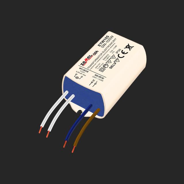 Transformator elektroniczny 230/11,5V 0-105W TYP: ETZ105