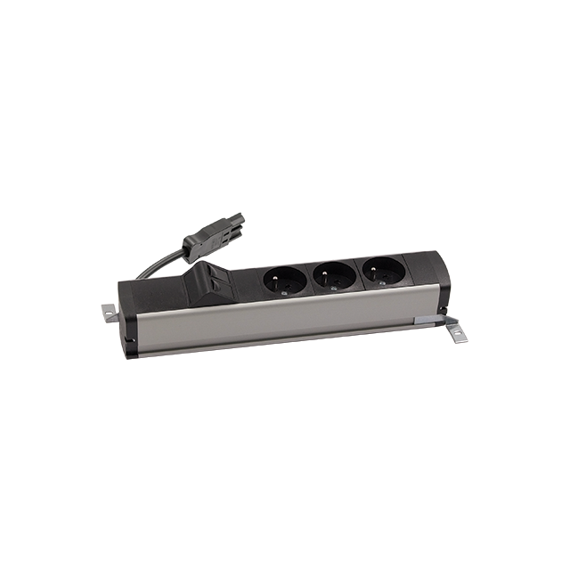 "Simon 480 TS48-110E300K0-40 Listwa standardowa 3 gn. typ E i płytka 2xRJ45 keystone