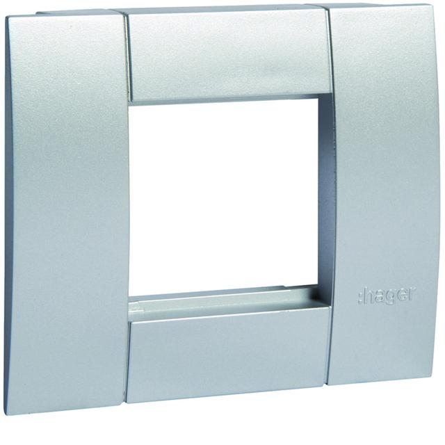 tehalit.WA Ramka montażowa pojedyncza 45x45mm aluminium GT451ALU HAGER