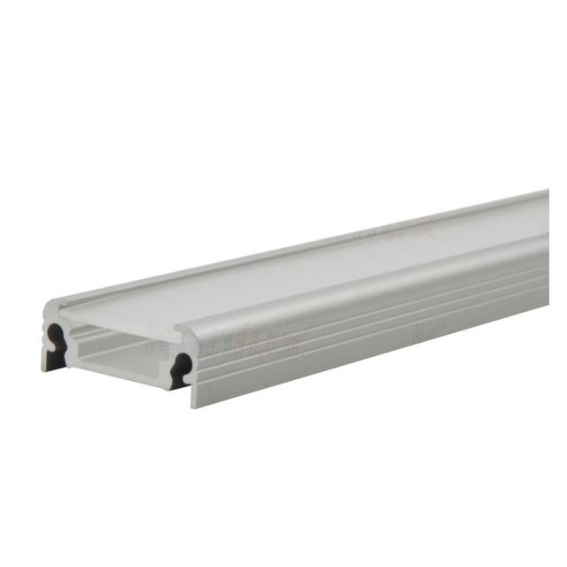 PROFILO D 2m Profil do taśm LED PROFILO D 2M (kpl.10 szt.x2m) anodowany KANLUX